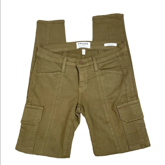 Frame Denim Le Skinny Armee Cargo jeans size 26 - Picture 4 of 11